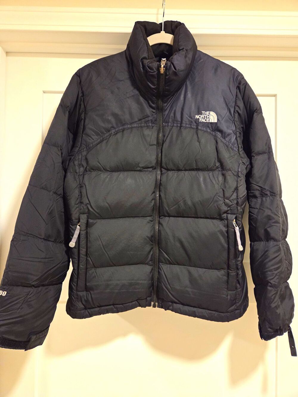The North Face Nuptse 700 Down Puffer Jacket Black Womens M Vintage 2005